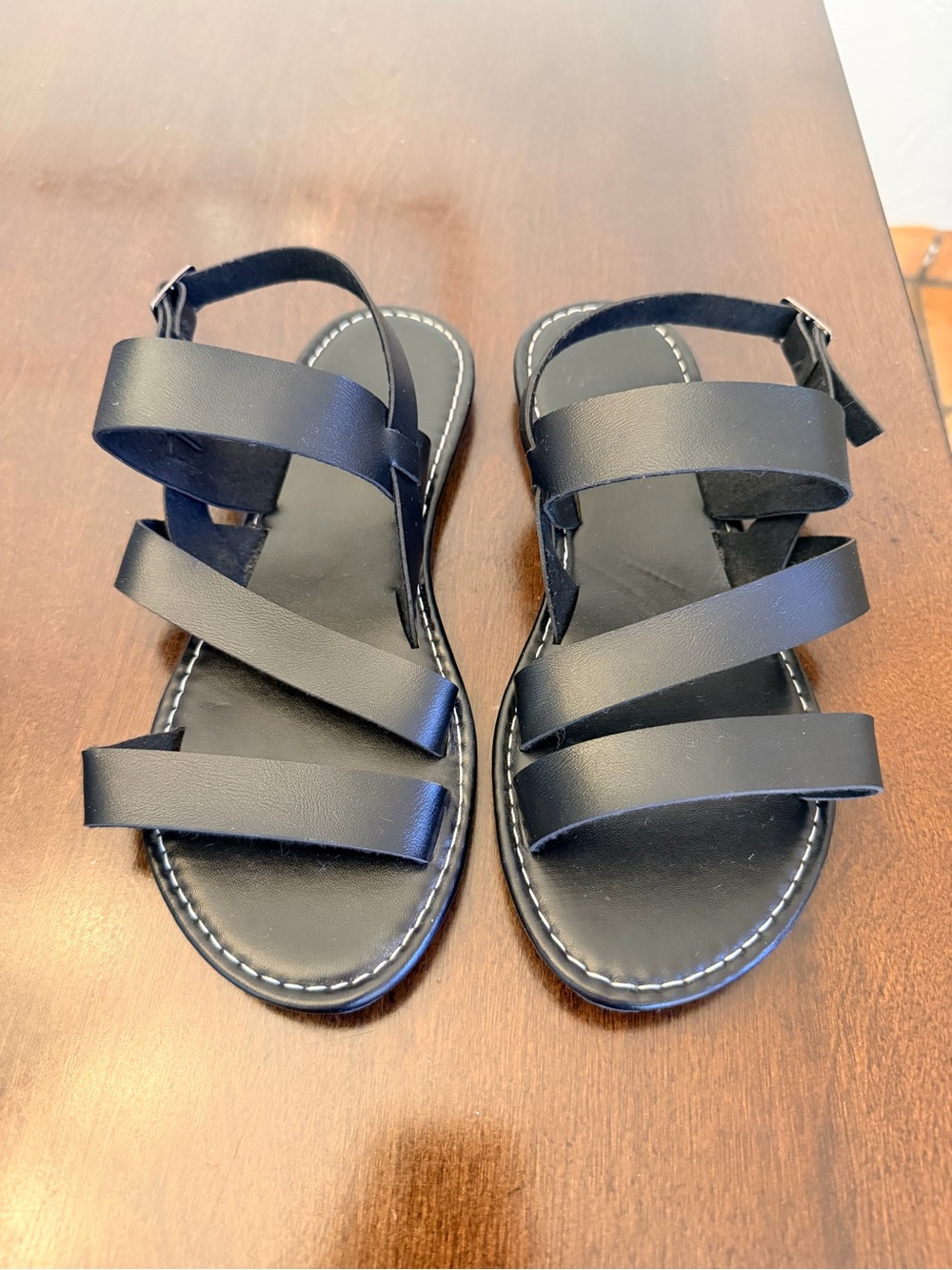 Women’s Black Strappy Sandals